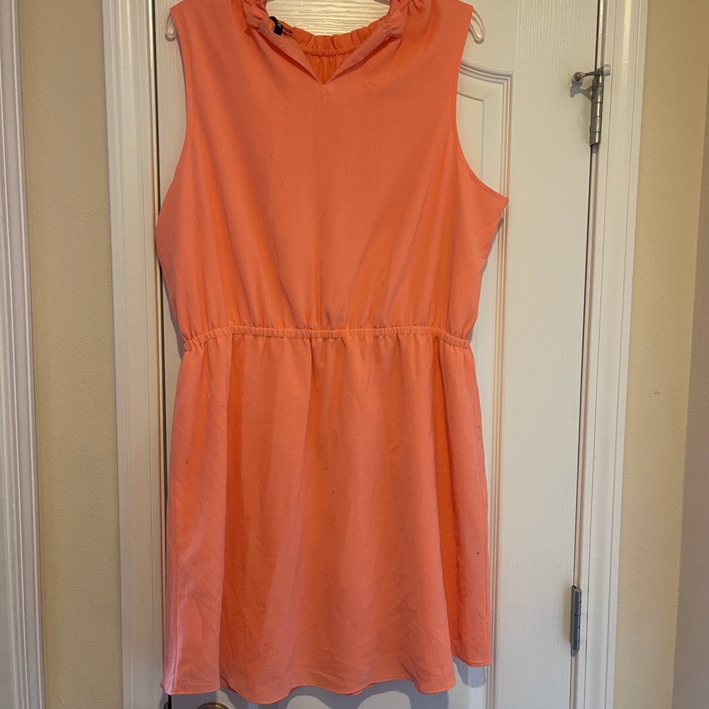 PEACH SPRING DRESS🍑🌞 - Picture 2 of 2